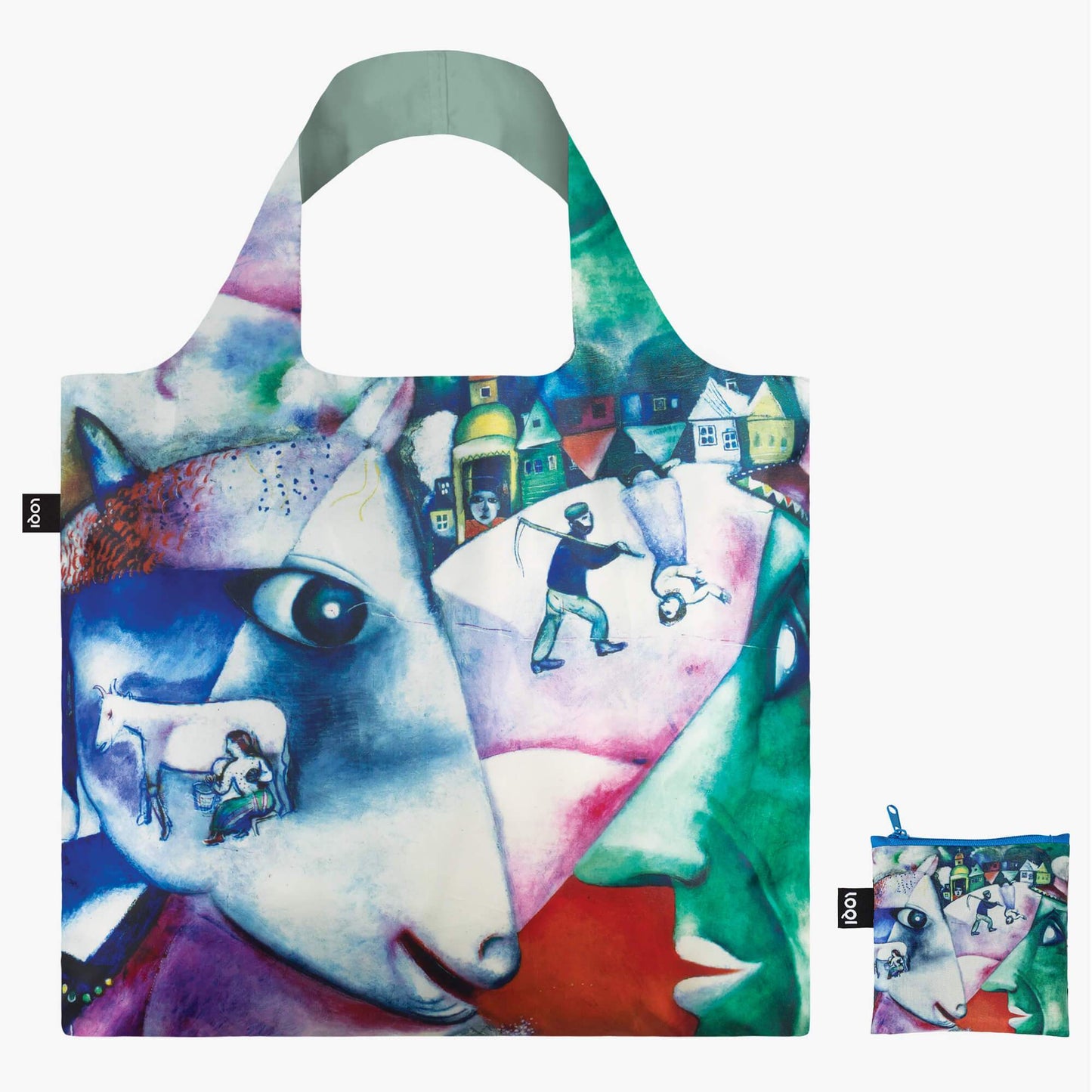 CHAGALL | I AND THE VILAGE LOQI RECYCLED BAG