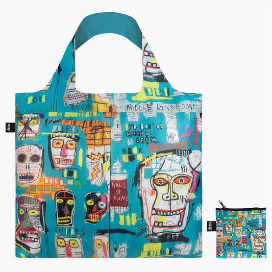 JEAN MICHEL BASQUIAT | SKULL LOQI RECYCLED BAG
