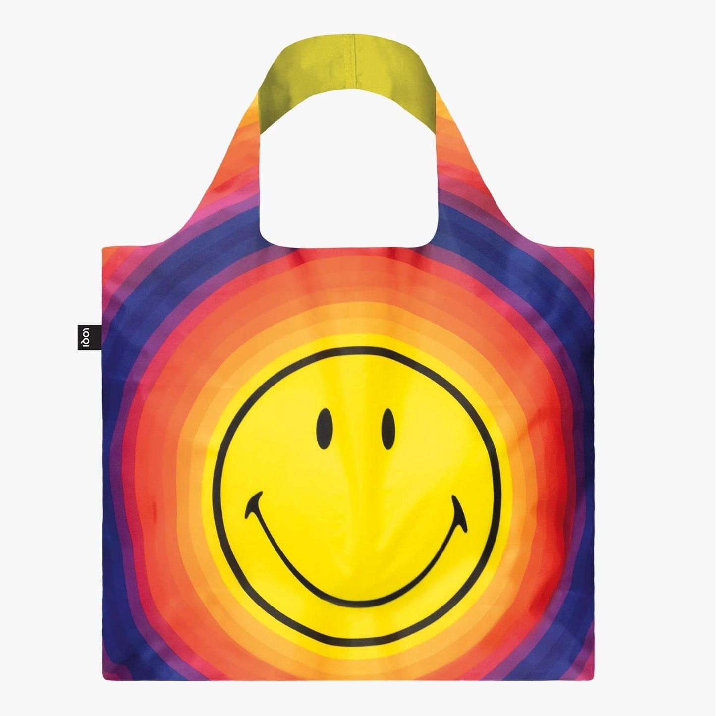 LOQI | SMILEY | RAINBOW CAPSULE RECYCLED BAG