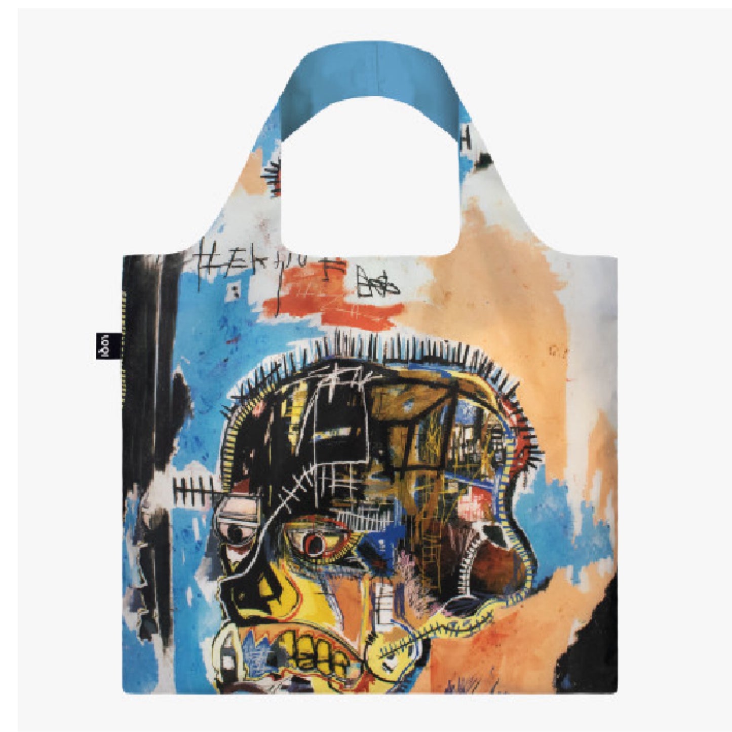 LOQI | BASQUIAT | UNTITLED SKULL RECYCLED BAG