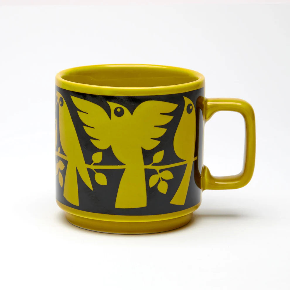 Magpie x Hornsea | Birds Chartreuse Mug