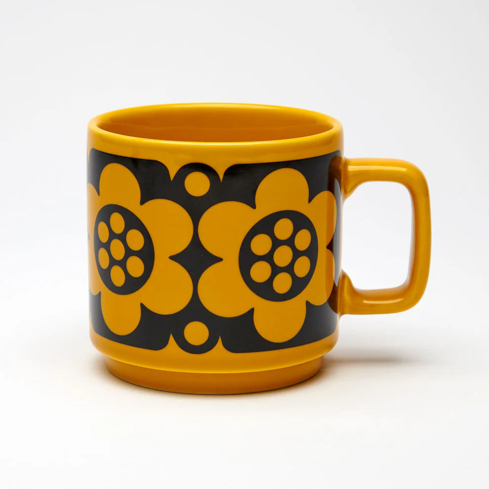 Magpie x Hornsea | Geo Flower Yellow Mug