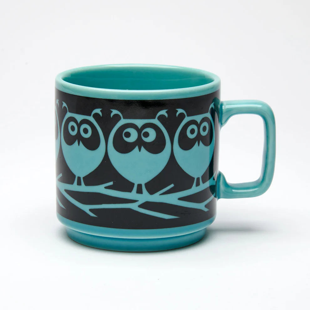 Magpie x Hornsea | Owls On Branch Mug