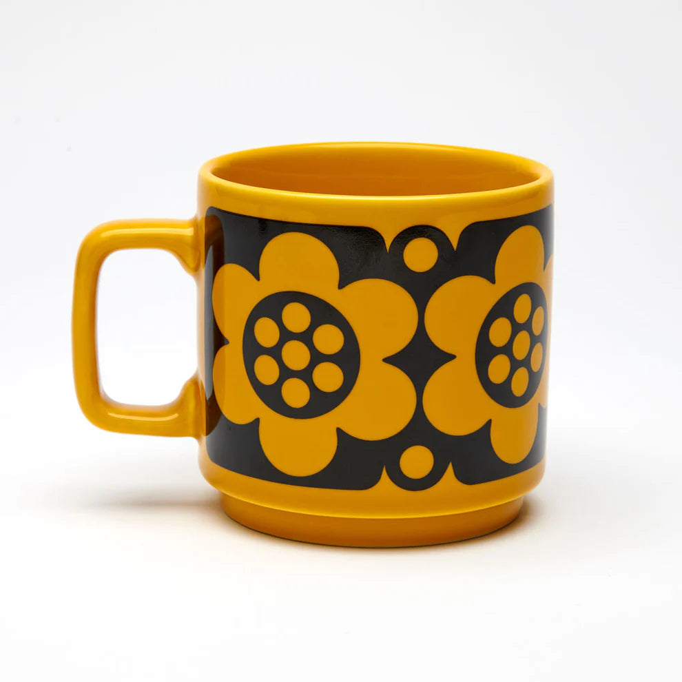 Magpie x Hornsea | Geo Flower Yellow Mug