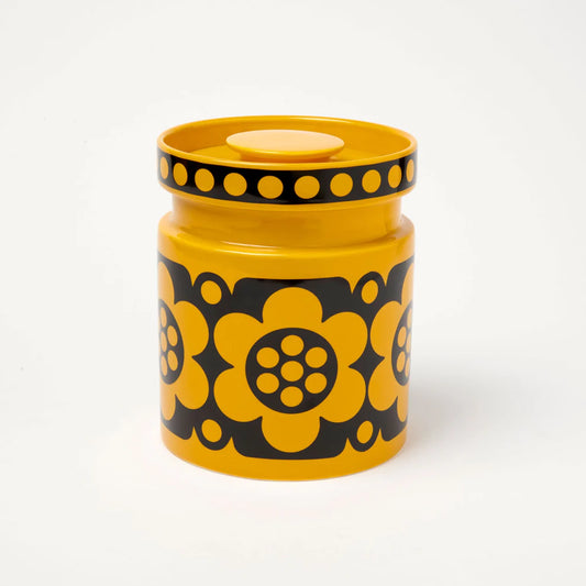 Magpie x Hornsea | Yellow Geo Flower Jumbo Jar