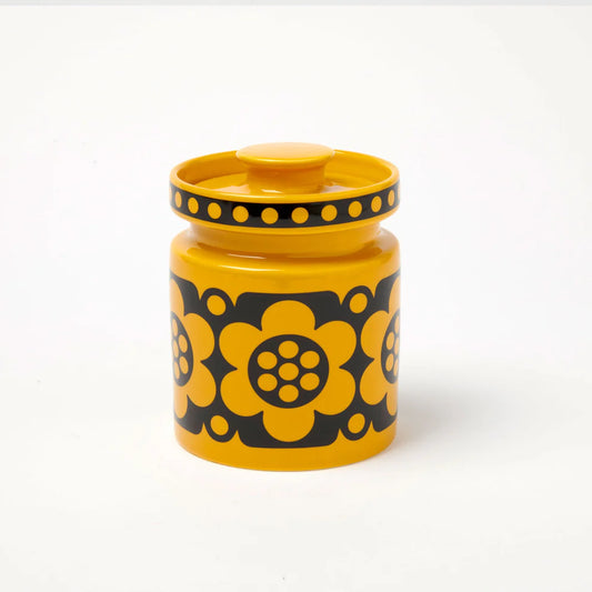 Magpie x Hornsea Mini Jar | Yellow Geo Flower