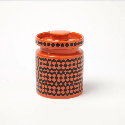 Magpie x Hornsea Mini Jar | Orange Repeat Flower