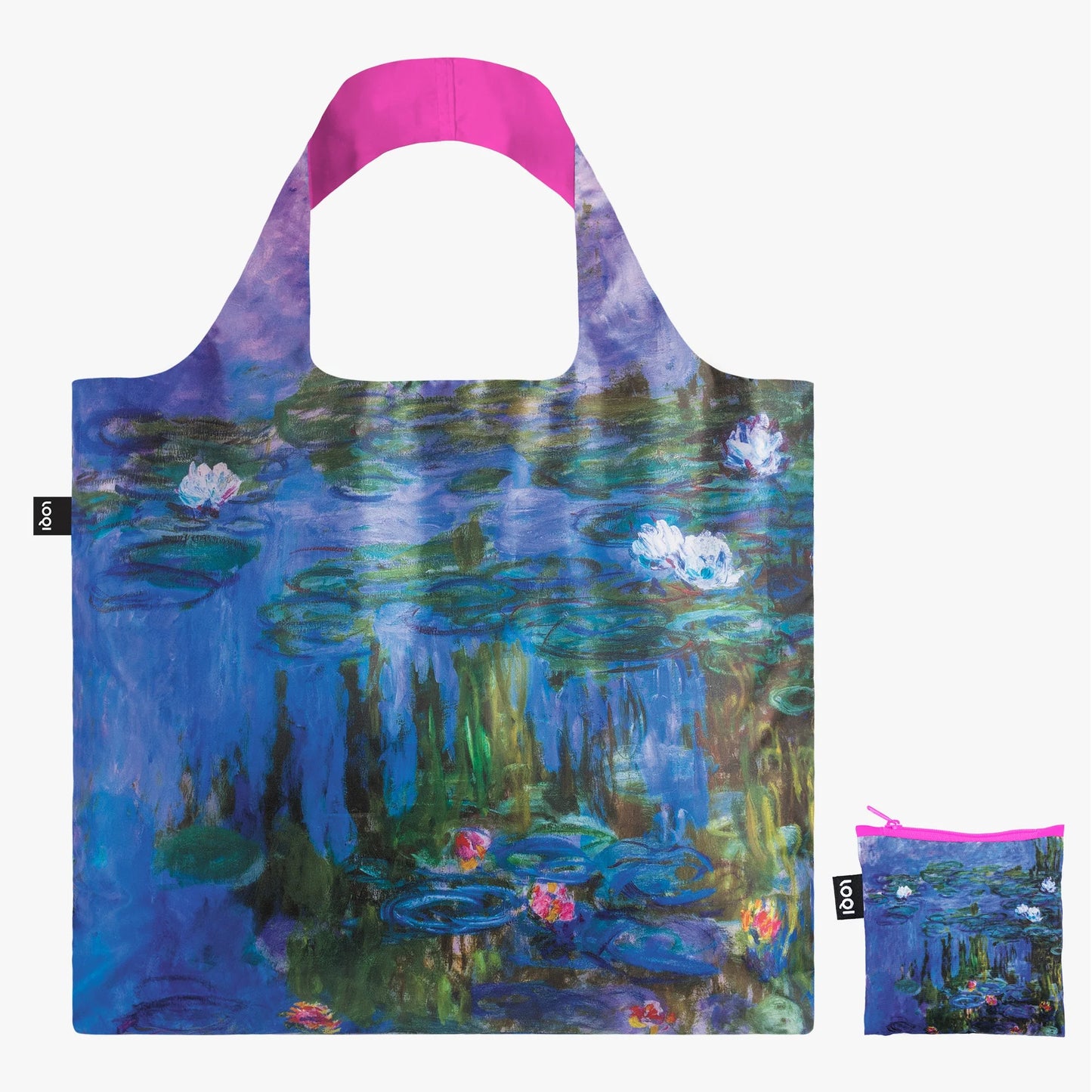 LOQI | MONET | WATER LILIES RECYCLED BAG