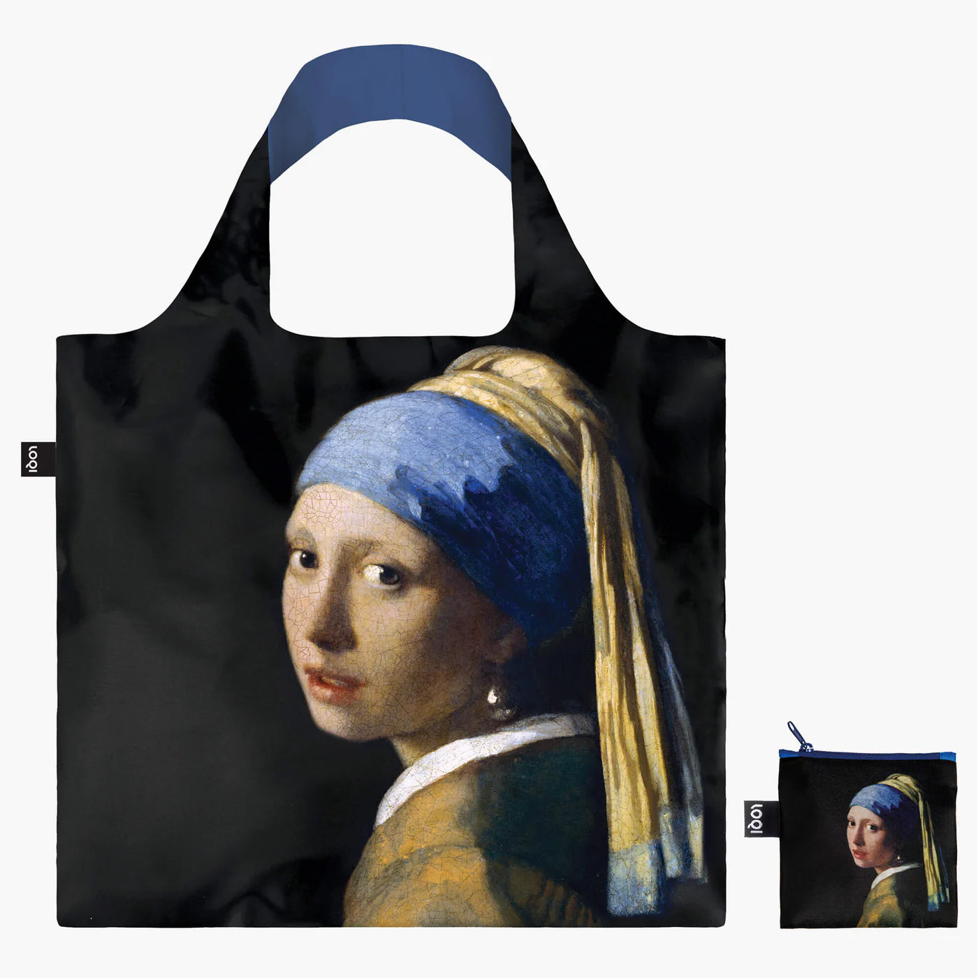 LOQI | VERMEER | GIRL WITH A PEARL EARRING RECYCLED BAG